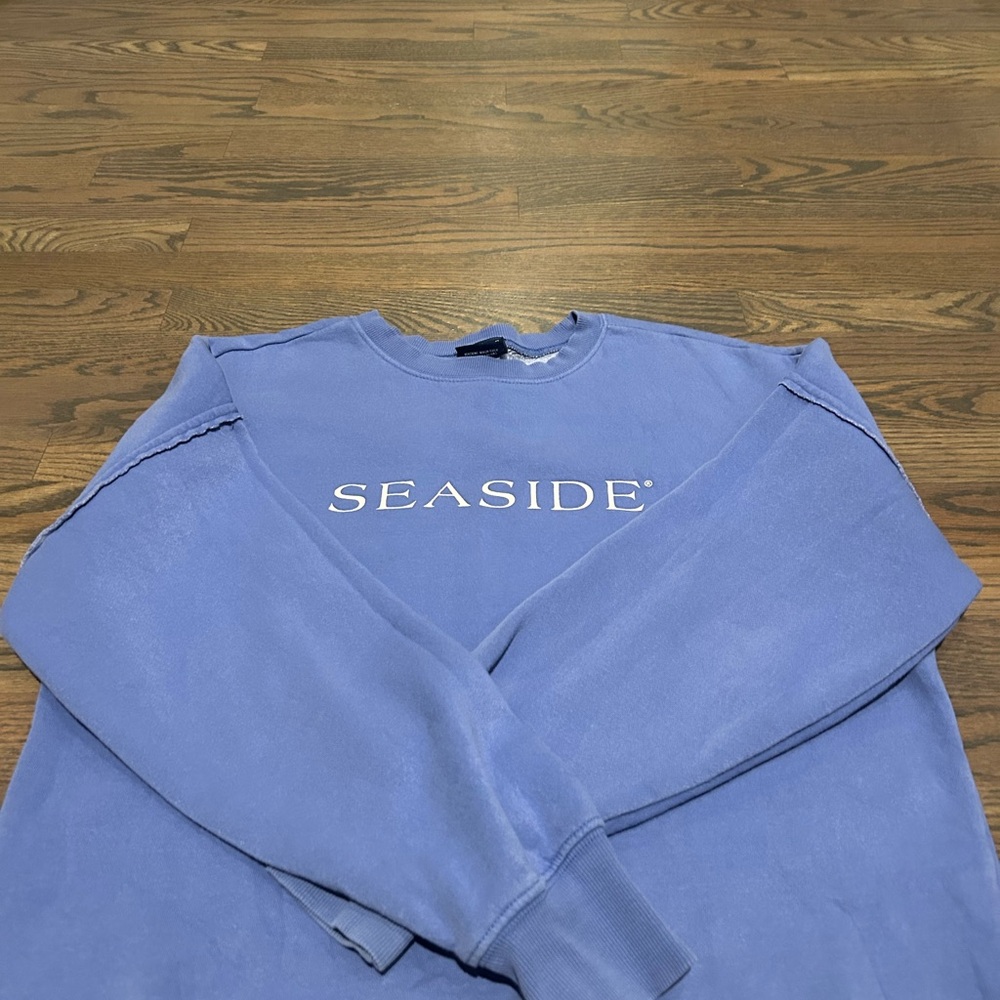 Women's Crewneck Jacket in Surf Blue